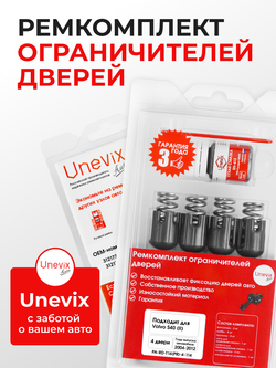 Ремкомплект ограничителей дверей Volvo S40 (II) [Кузов: MS; MH] (4 двери, тип 14) 2004-2012