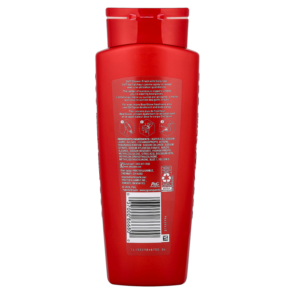 Old Spice, Bearglove, средство для мытья тела и лица, Crisp Orchard, 473 мл (16 жидк. унций)