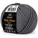 Пряжа Baby Merino XL, 50г, 100м, 40%супервош файн мериносовая шерсть, 40%акрил, 20%кашемир (цена за 1 шт)