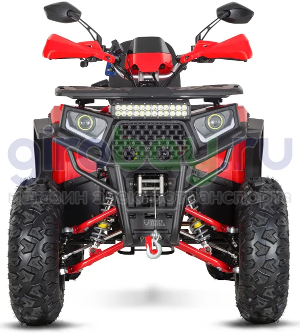 Бензиновый квадроцикл WHITE SIBERIA BARS 200CC PRO (Красный) фото №4