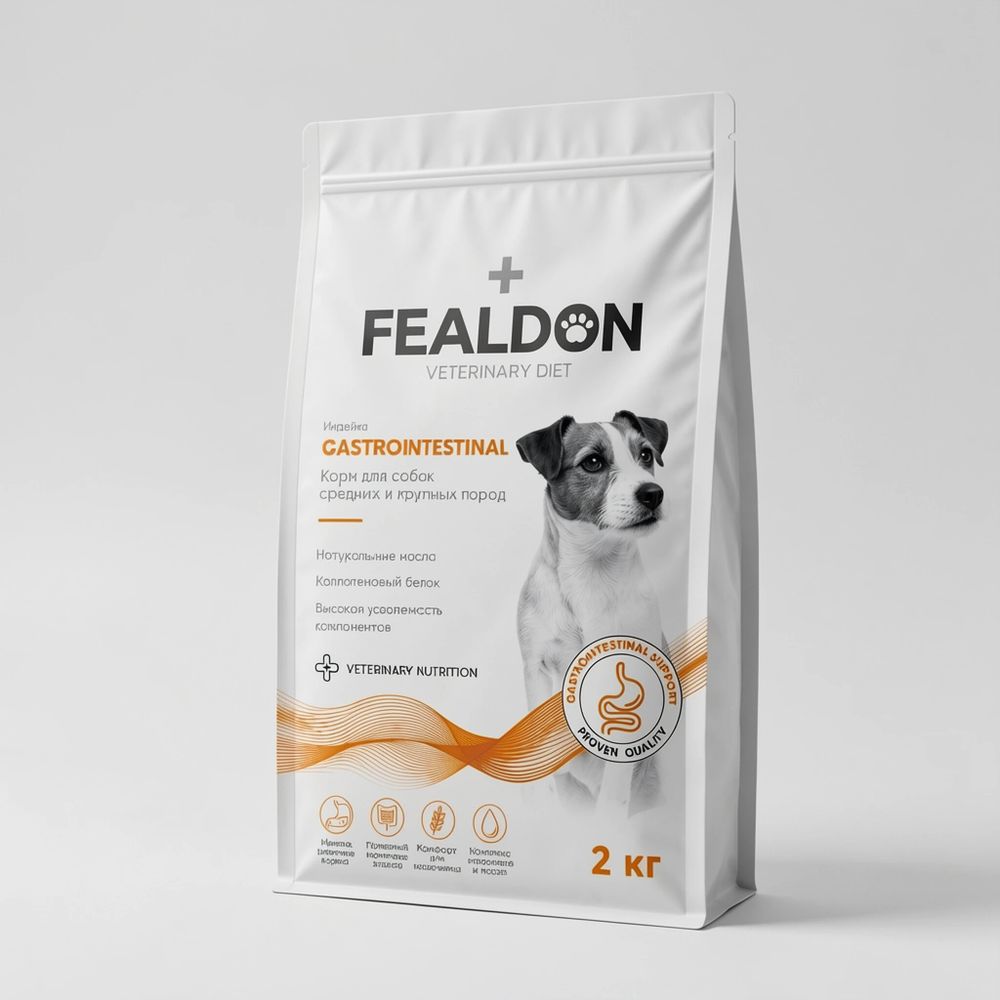 Сухой корм для собак Fealdon GASTROINTESTINAL средних и крупных пород
