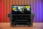 Магнитола для Lexus GX 2013-2021 (рестайлинг, высокая) - RDL монитор 12.3" на Android 13, Быстрая, CarPlay, 4G SIM-слот