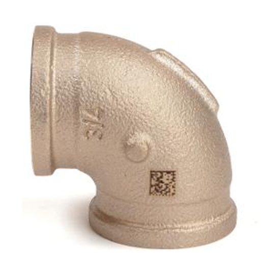 Угольник 90° бронзовый Рехау Aurline 3/4" ВР