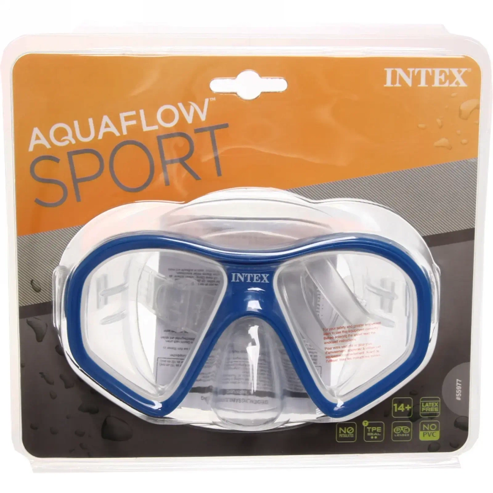 Маска для подводного плавания от 14 лет Reef Rider Intex (55977)