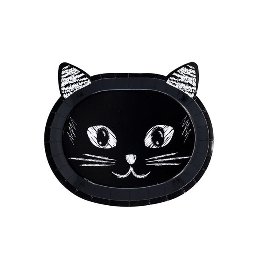 Тарелки фигурные Котики, 6 шт, 23см