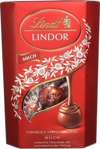 Конфеты Lindt Lindor молочный шоколад 500 г (Из Финляндии)