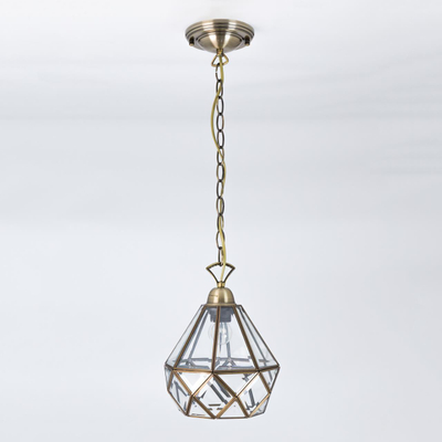 Citilux Витра-1 CL442110 Подвесной светильник витражный Бронза