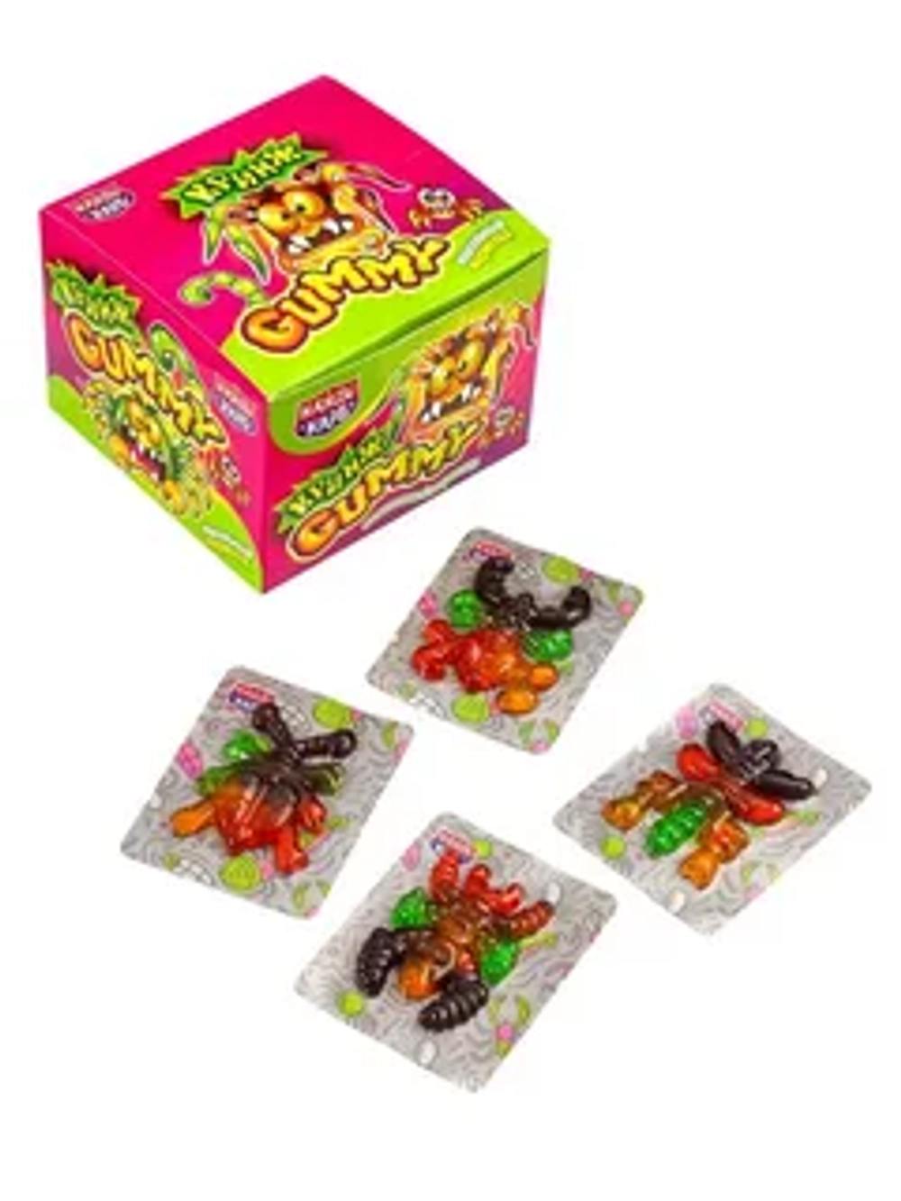 Кринж GUMMY мармелад жевательный набор насекомых 12 г.
