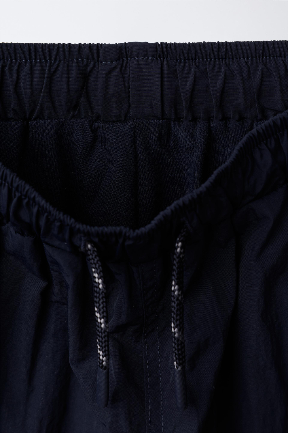 ZARA ТЕХНИЧНЫЕ БРЮКИ КАРГО, МОРСКОЙ СИНИЙ