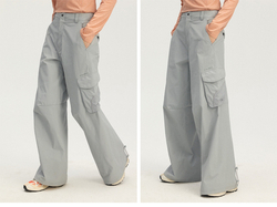 WMNS Штаны Nothomme Monterest Wide-Leg Cargo серый