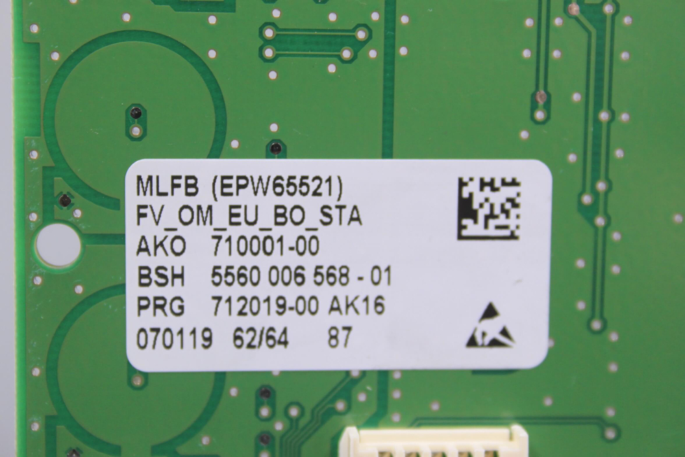 5560006568 Модуль индикации EPW65521 стиральной машины Bosch 00449238