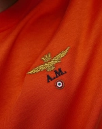Футболка муж. Aeronautica 1580 оранжевый база лого