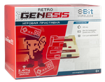 Retro Genesis 8 Bit Wireless + 300 игр (AV кабель, 2 беспроводных джойстика)