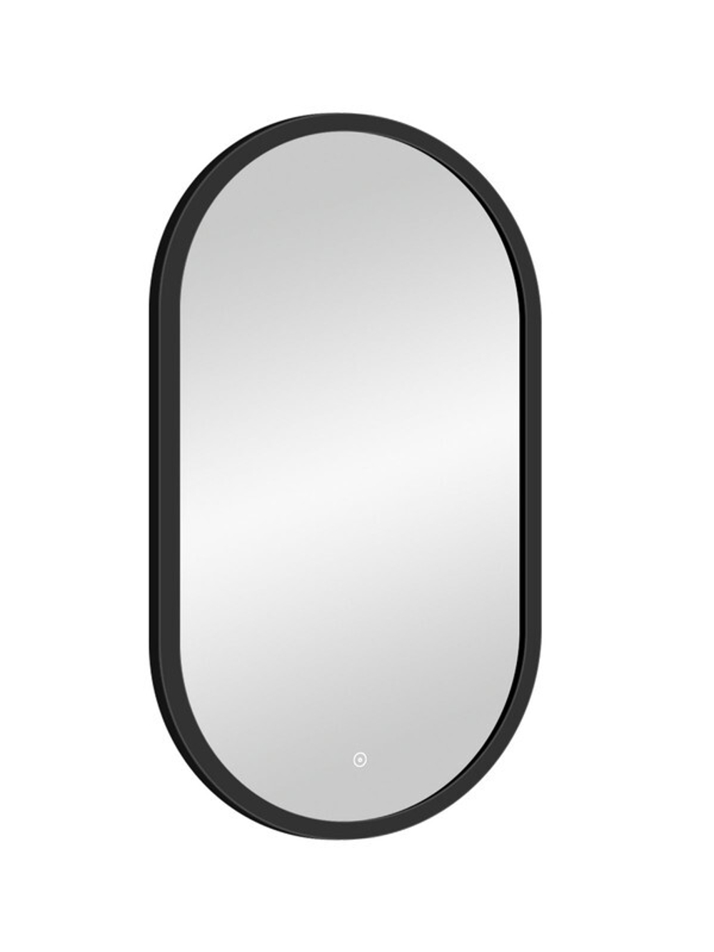 Зеркало "Prime Black Led" 450х800 в МДФ раме