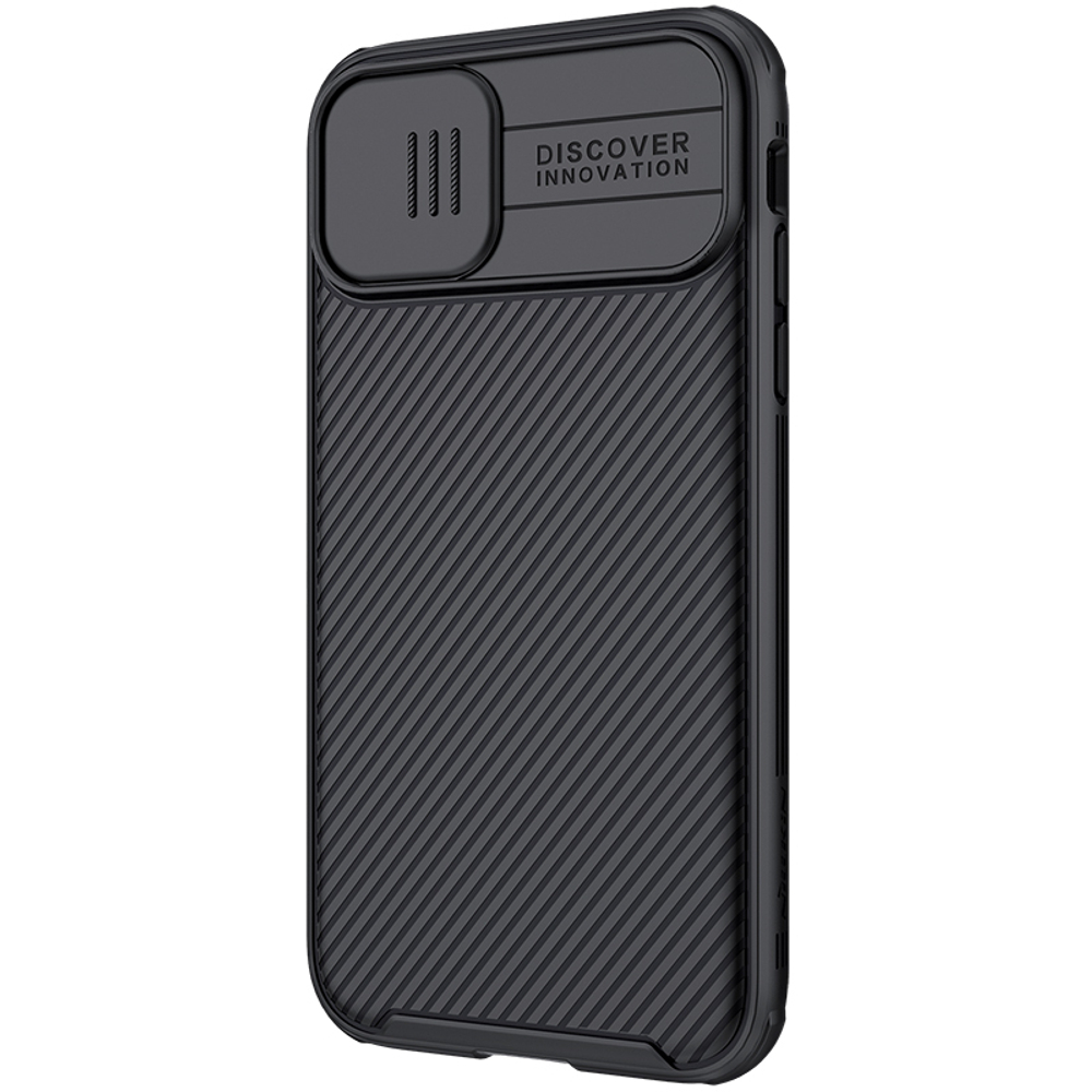 Чехол усиленный двухкомпонентный от Nillkin для iPhone 11 серия CamShield Pro Case с защитной шторкой для камеры
