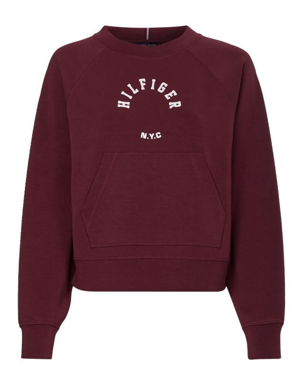 Женская Кофта теннисная Tommy Hilfiger RLX Sueded Modal C NK Sweatshirt - красный