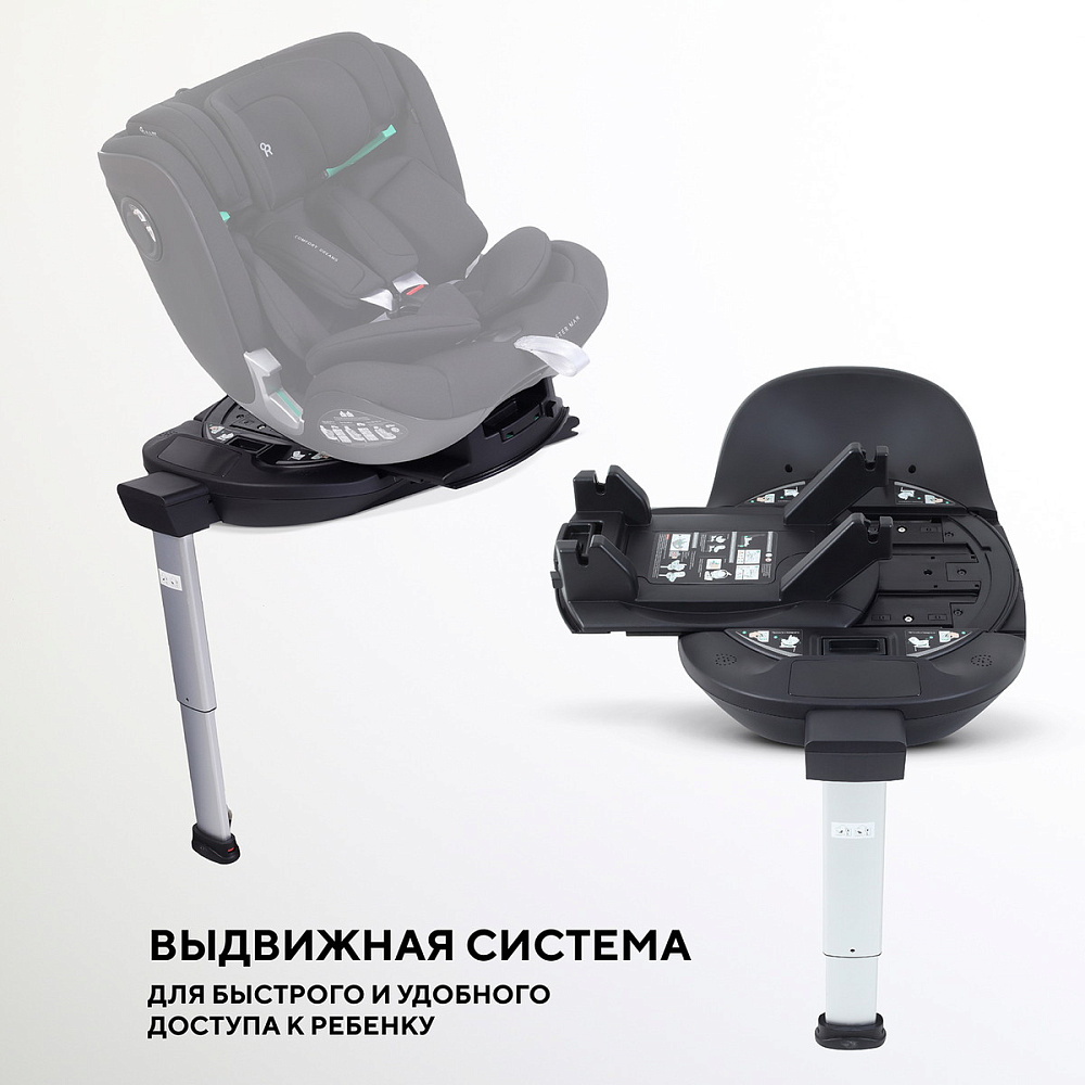 Детская коляска Rant Garda 4 в 1 с автокреслом Miro Black и базой Olive