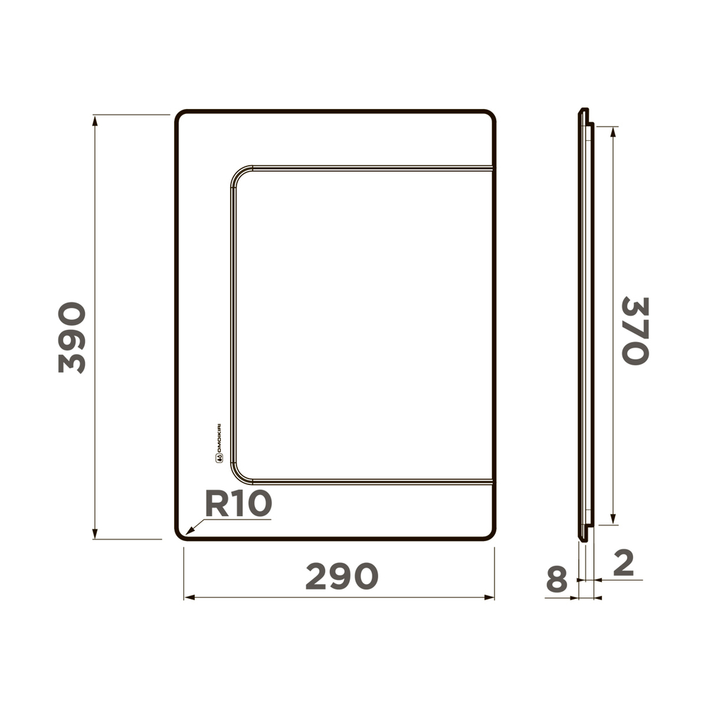 Разделочная доска Omoikiri CB-BASIC-370-GB