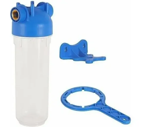 Колба Аквабрайт SL 10" х/в 1/2" 8 бар прозрачная 32000