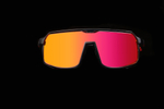 Спортивные очки с диоптриями HILX Inferno Shiny Crystal Dark Grey / Red Lens