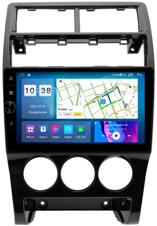 Магнитола для Lada Priora 2013-2018 - Parafar PF864LHDAV на Android 12, Быстрая, CarPlay, 4G SIM-слот