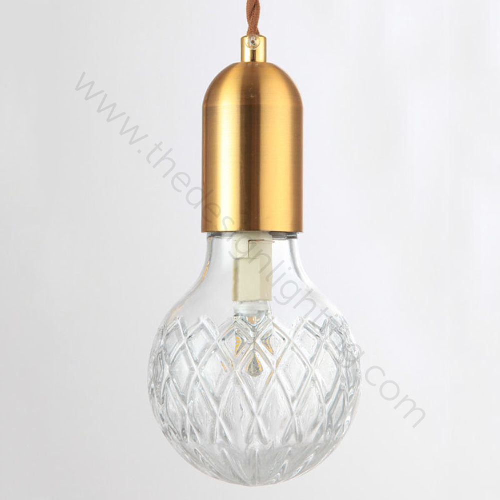 Pendant design lamp Crystal Bulb by Lee Broom (3 suspension)