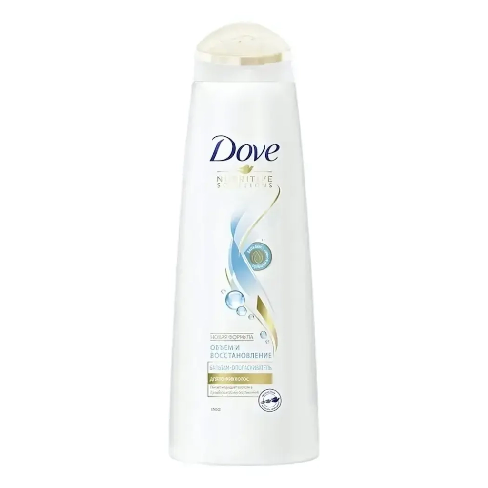 Бальзам-ополаскиватель для волос DOVE HAIR Therapy Обьем и восстановление 350 мл.