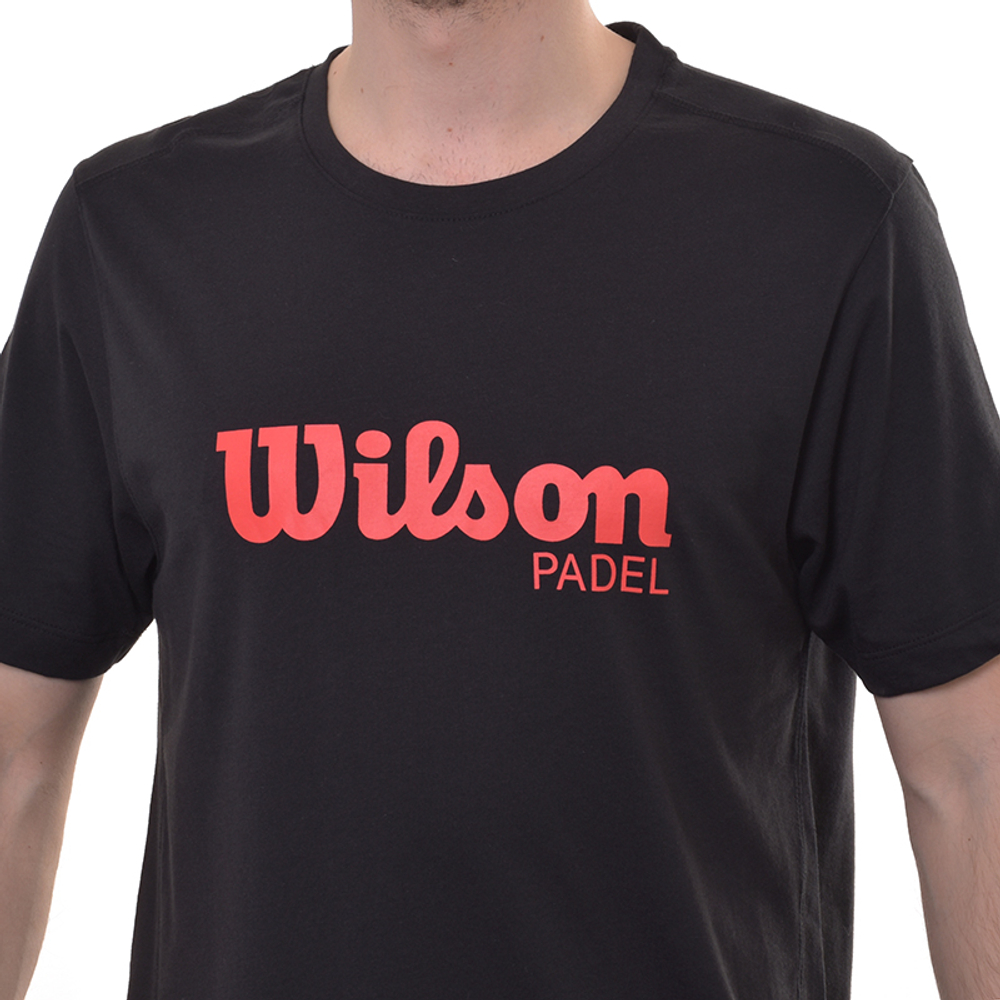 Мужская теннисная футболка Wilson Graphic - black