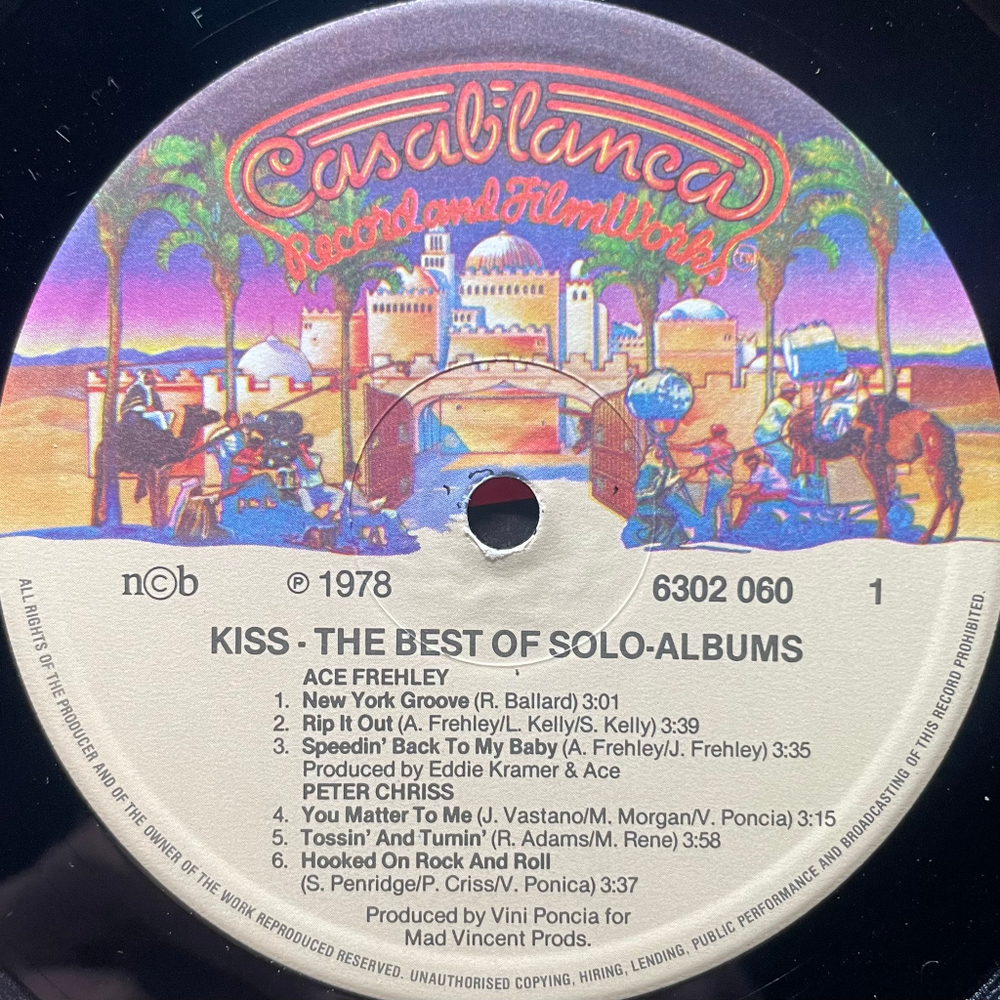 Kiss ‎– Best Of Solo Albums (Скандинавия 1981г.)