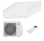 Мульти сплит-система на 5 комнаты Electrolux серия Fusion 2.0 (20+20+20+20+20 кв.м.)