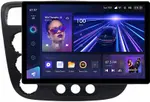 Магнитола для Honda Civic 7 2001-2005 левый руль - Teyes CC3-2K монитор 13" 2K QLED на Android 10, Быстрая, 4G SIM-слот, CarPlay