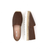 Кожаные эспадрильи Pollini - коричневый(TA10124G0EQ2V)