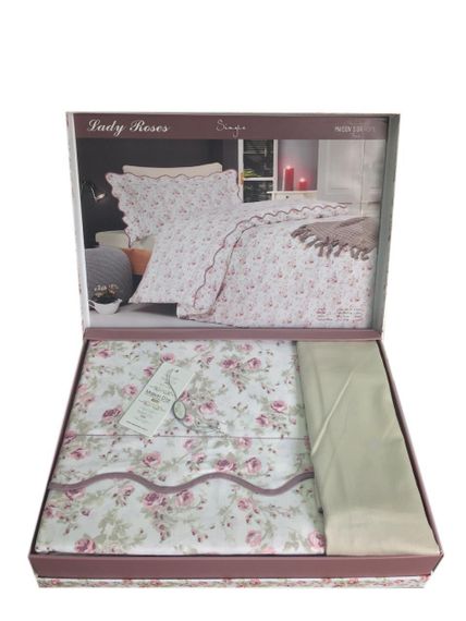 Постельное белье LADY ROSES крем/бежевый  MAISON D'OR Турция