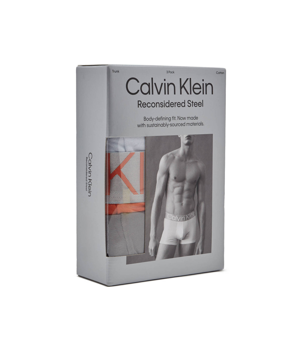 трусики-боксеры 3-pack Calvin Klein Underwear - серый(000NB3130A)