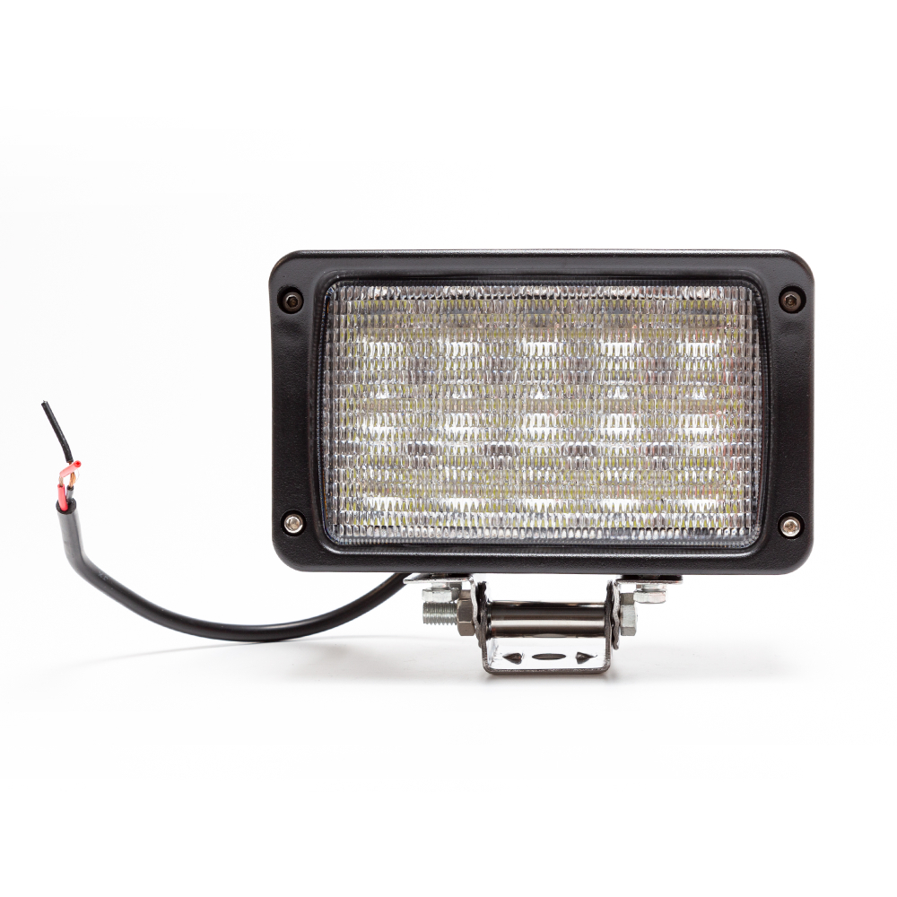 AE45RT-15LED-FG-PC Фара светодиодная дополнительная, прямоугольная 158*76*94, рассеянный свет, 15 диодов, крепление по центру, рифлёное стекло, 45 Вт, 10-30 В