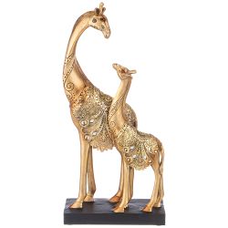 ФИГУРКА ДЕКОРАТИВНАЯ "ЖИРАФЫ" 18,5Х9Х40СМ