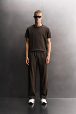 ФУТБОЛКА RELAXED FIT ИЗ ПЛОТНОГО ХЛОПКА — ZARA