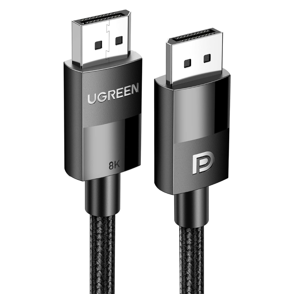 Кабель DisplayPort - DisplayPort, 2m, V1.4, UGREEN 80392