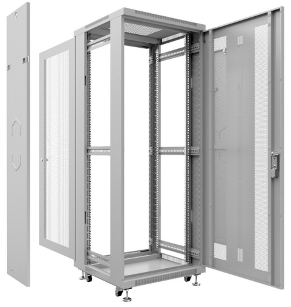 Шкаф напольный 19", 27U Cabeus ND-05C-27U60/100