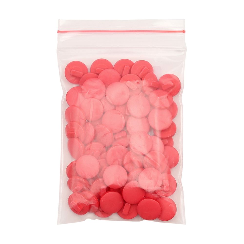 Пуговицы на ножке 18L=11 мм, пластик (Coral (коралловый)), NE68, 72 шт