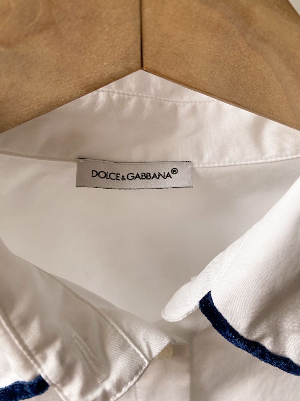 Хлопковая блузка Dolce&Gabbana, 140