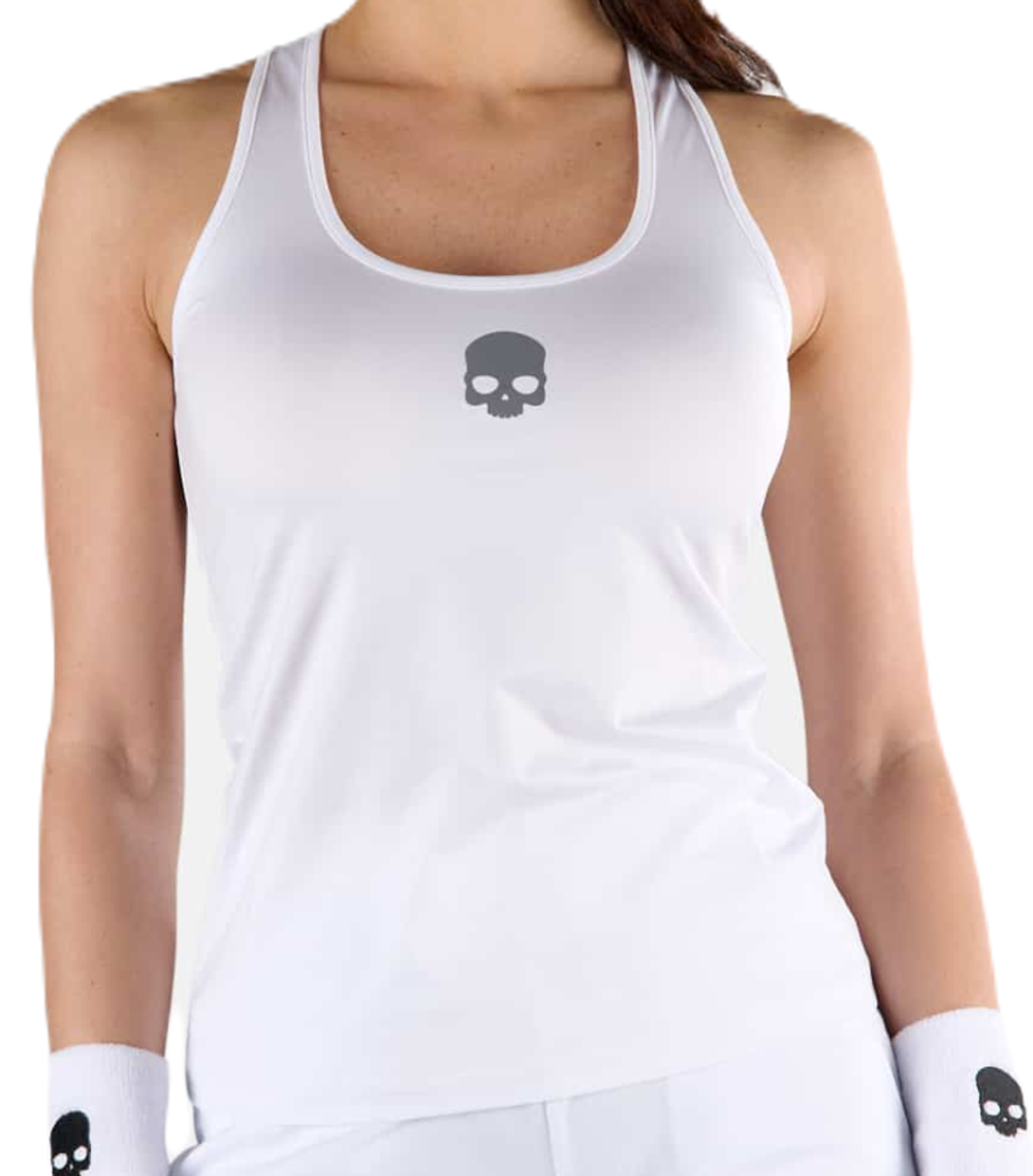 Женский топ теннисный Hydrogen Tech Tank Top - белый