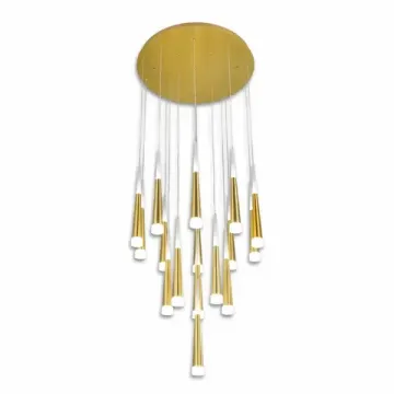Люстра каскадная LED 112W 3000К CL227162 золото Вегас Citilux