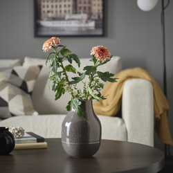 IKEA GRADVIS  (ИКЕА ГРАДВИС)  -  Ваза - темно-серая 21 см
