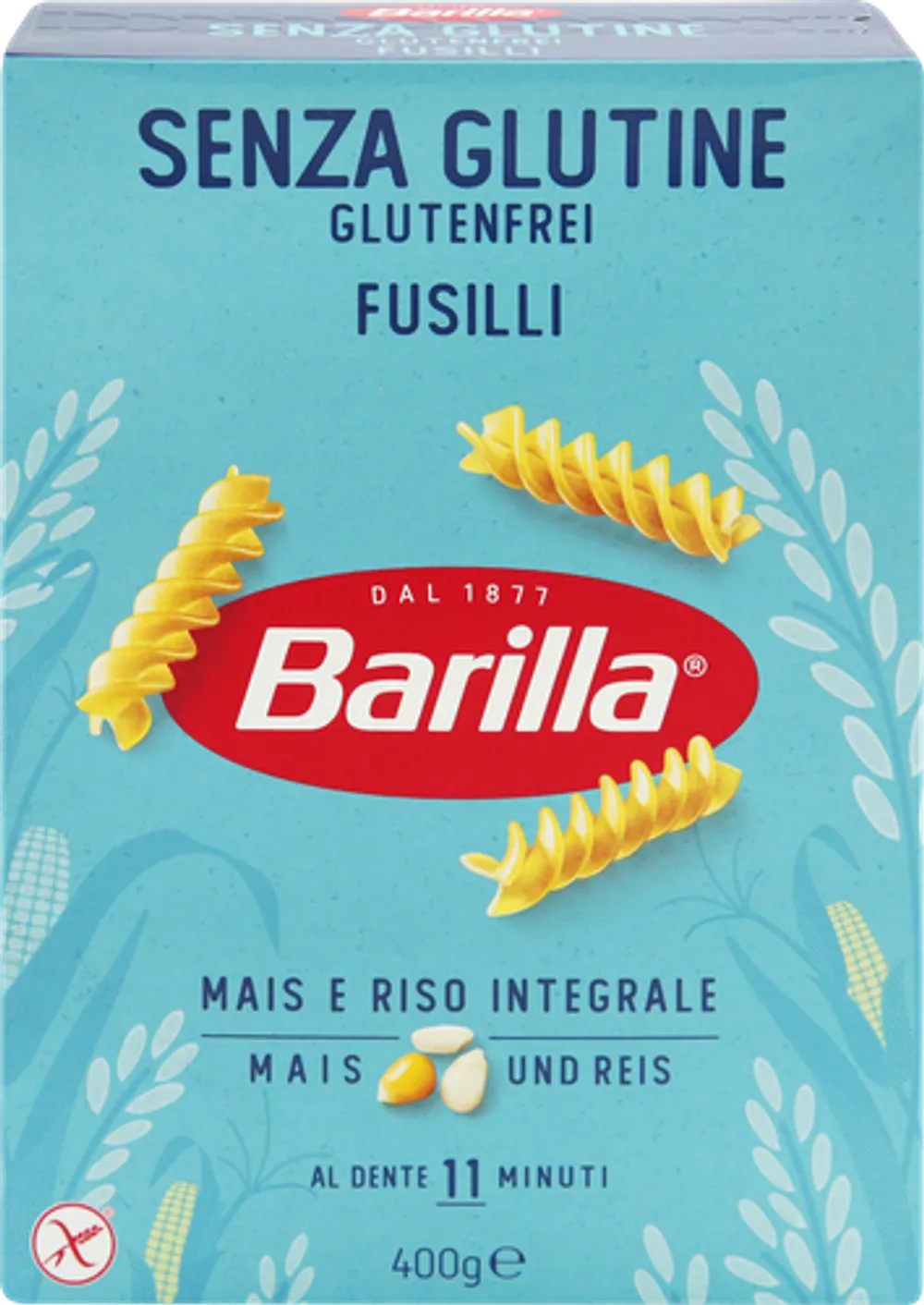Мак изд Барилла Gluten Free Фузилли без глютена 400г