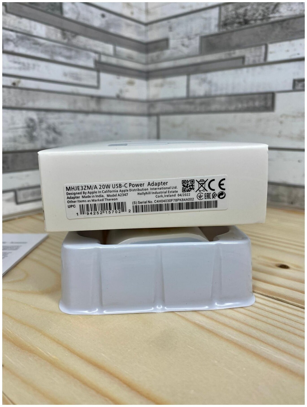Комплект зарядки iPhone, Быстрая зарядка айфон, Адаптер 20W, Блок питания+кабель, кабель TypeC-Lightning