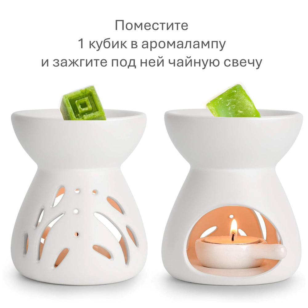 Банан и мёд, кубики восковые для ароматизации, 10 штук