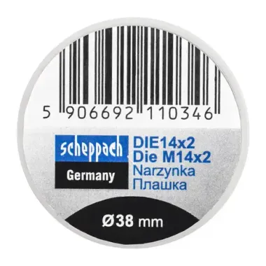 Плашка M14x2/Ф38 Scheppach Sch-DIE14x2