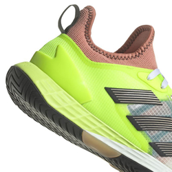 Мужские кроссовки теннисные Adidas Adizero Ubersonic 4.1 M - off white/carbon/lucid lemon