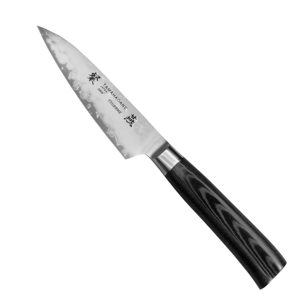 Tamahagane Нож для очистки кожицы Tsubame, черный, 9 см. SNMH-1109